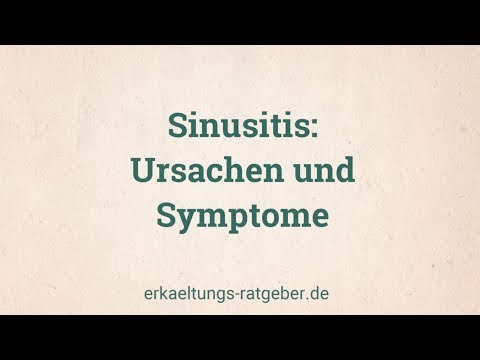 Ursachen und Symptome von Sinusitis