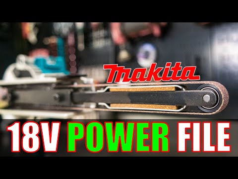 Makita XSB01Z 18V Brushless Belt Sander Review 3/8" x 21" [POWER FILE]