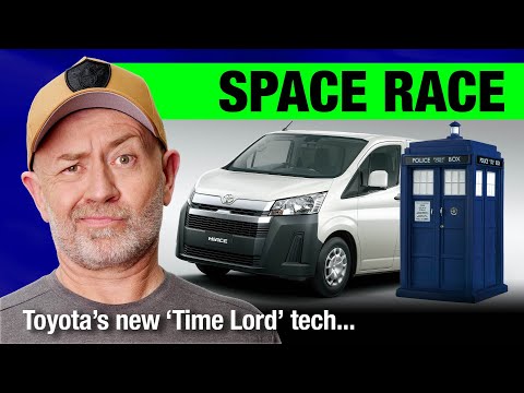 Thumbnail for Time Lord Tech? How can Toyota Hiace LWB van be bigger on the inside? | Auto Expert John Cadogan by Toyota Van, Obvio!, Toyota, Toyota HiAce, Car, Van