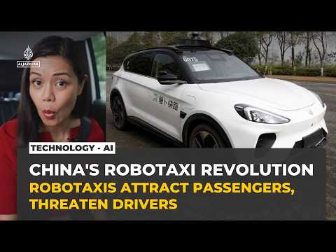 China's Robotaxis expand as taxi drivers fear AI will replace their jobs