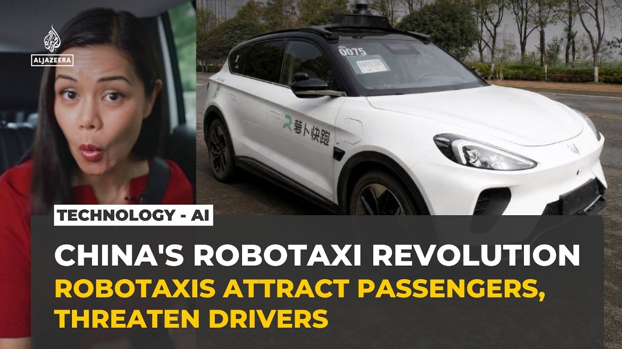 China's Robotaxis expand as taxi drivers fear AI will replace their jobs