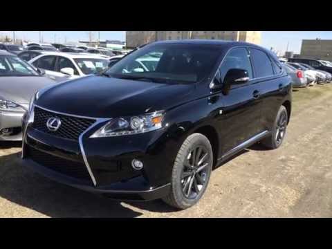 New Black on Red 2015 Lexus RX 350 AWD F Sport Package Review - Alberta
