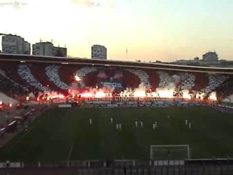 Detonacija na Marakani, Zvezda - Spartak 4:1, koreografija i bakljada