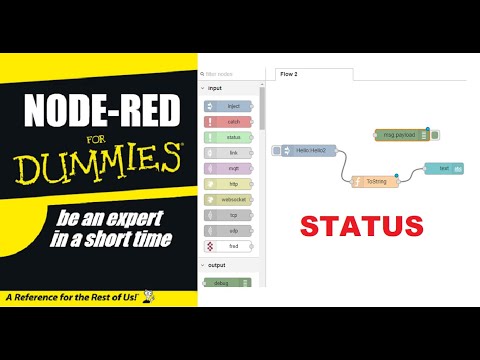 Node Red For Dummies Status Node