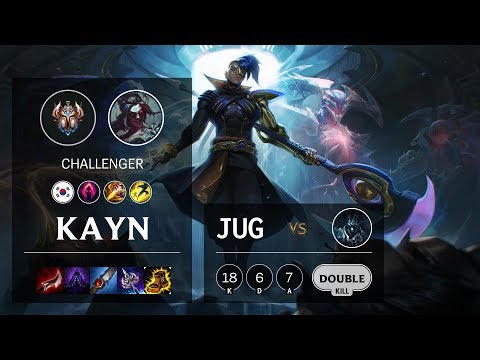 Kayn Jungle vs Karthus - KR Challenger Patch 10.4