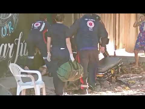 Jovem vitima de ferimento de arma branca