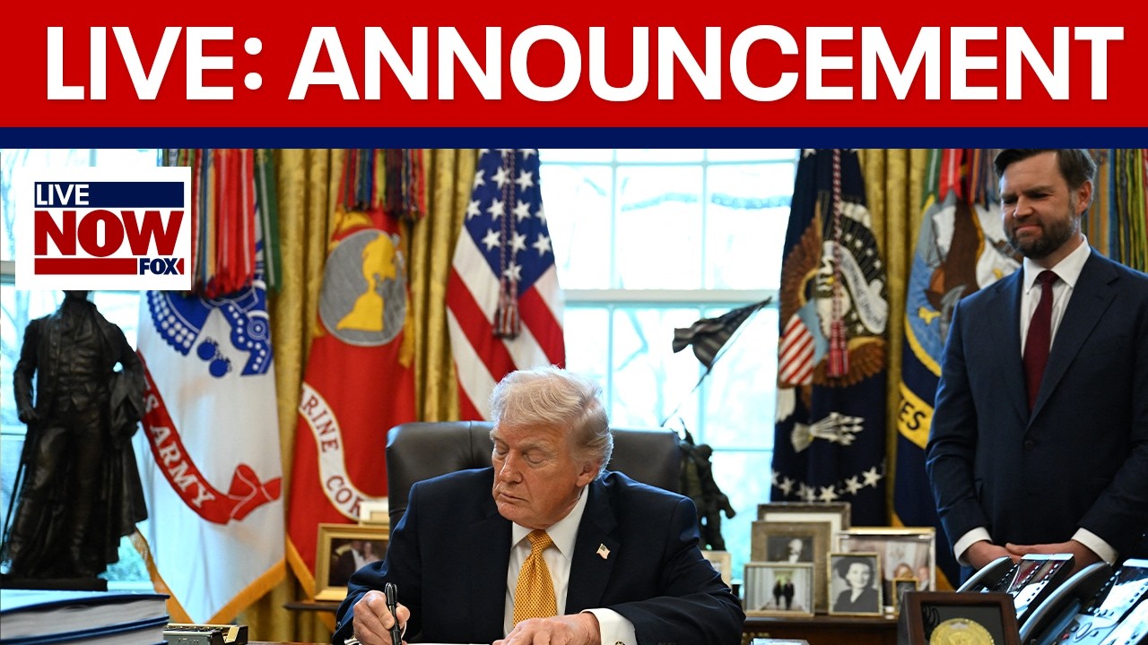LIVE SOON: Trump & Vance make major announcement