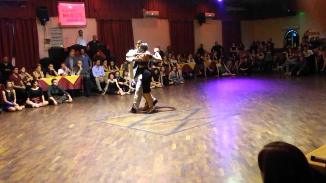 esibizione Natasha Lewinger and Eric Lindgren serata del Wonder Tango Napoli - Club Majestic Dance