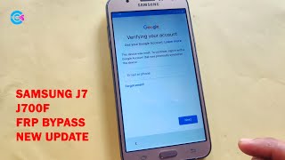 Samsung J7 (J700F) FRP Bypass Latest Update