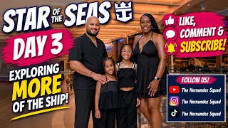 DAY 3 on Royal Caribbean STAR OF THE SEAS! #travel #fyp #youtube  #family #viral #trending #cruise 