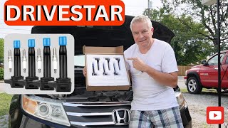 DRIVESTAR Ignition Coils Iridium Spark Plugs Set ACURA HONDA ODYSSEY ACCORD