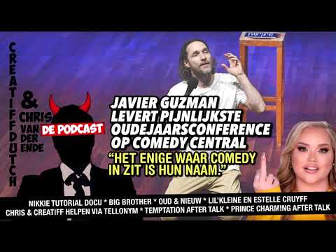 Javier Guzman levert pijnlijkste oudejaarsconference op Comedy Central. Alleen comedy in hun naam.