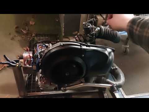 Vespa PX 221 Malossi first start