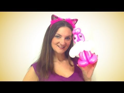 Easy KITTY CAT Balloon Animal Tutorial - Learn Balloon Animals with Holly!
