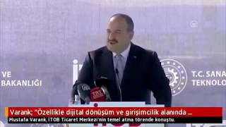 Sanayi ve Teknoloji Bakanı Sayın Varank'ın Konuşması