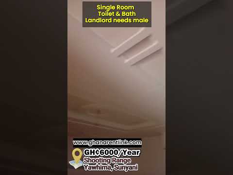 Single Room with Private Toilet & Bath for Rent at Shooting Range, Yawhima, Sunyani