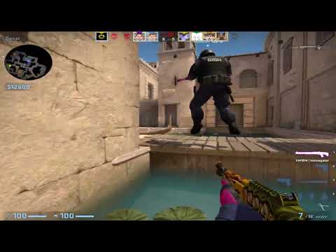 CSGO POV NAVI s1mple (32/20) vs Team Denmark (anubis) @ BLAST Premier Fall Final 2022 Showmatch