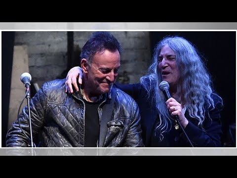Watch Patti Smith, Bruce Springsteen, and Michael Stipe Perform Together
