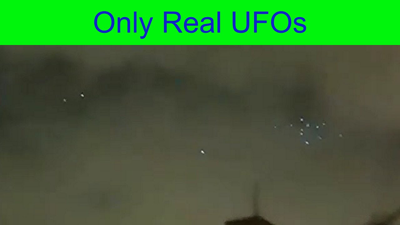 Fleet of UFOs was filmed during lightning over Poland.