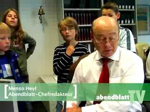 Das erste Treffen der Kinderredakteure