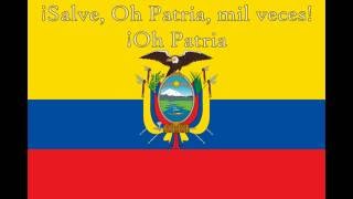 National Anthems - Ecuador - Lyrics + Translation in Subtitles