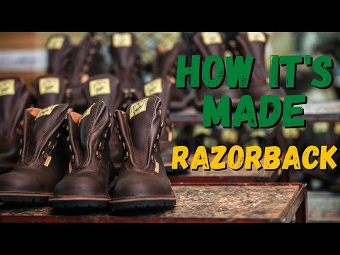 Africa's TOUGHEST Work Boot! // Razorback How it's made // Jim Green Footwear