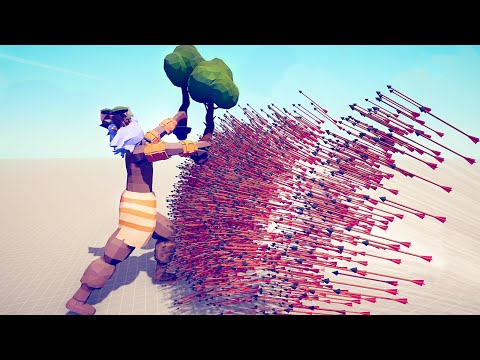 GODS DUO vs GEB EGYPTIAN GOD - Totally Accurate Battle Simulator TABS