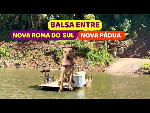 ⚠️PERIGO? na BALSA entre Nova Pádua e Nova Roma do Sul | Rio Grande do Sul