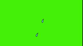 cartoon drops Tears green screen footage