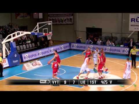 BBL. Prienų Birštono „Vytautas“ — Liepaja Triobet 25 11 15