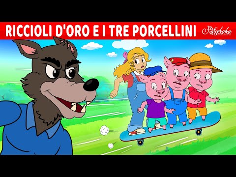 Riccioli d'Oro e i Tre Porcellini | Storie Per Bambini Cartoni Animati I Fiabe e Favole Per Bambini