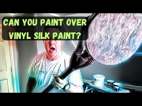 How to paint over vinyl silk with matt paint - flat renovation - bedroom ceiling painting