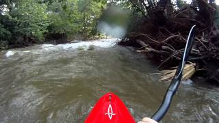 preview picture of video 'Ellicott City - Patapsco Flood 2011 Kayak'