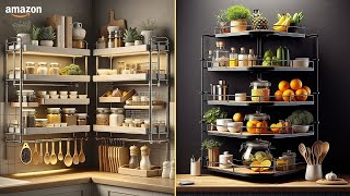 25 Amazon Kitchen Organization & Storage Hacks To Maximize Space in Your Tiny Kitchen! (With Prices)