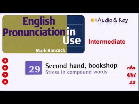 Unit 29 Second hand, bookshop - English Pronunciation in Use Intermediate