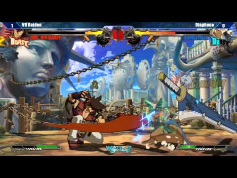 GGXrd Pools @ Winter Brawl 9 - VR Raiden (Sol) vs Diaphone (Ramlethal) [720p/60fps]