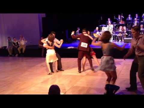 Steve Sayer and Chandrae (Chanzie) Roettig Slow Dance Ultimate Lindy Showdown 2014 Song 1