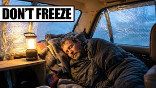 How Homeless People Sleep In A Car Without Heating