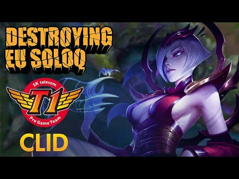 Destroying EU SoloQ: SKT T1 Clid - Elise Jungle - KDA 14/3/13