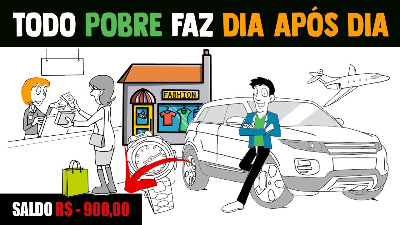 4 HÁBITOS DE POBRE E COMO ELIMINÁ-LOS DA SUA VIDA