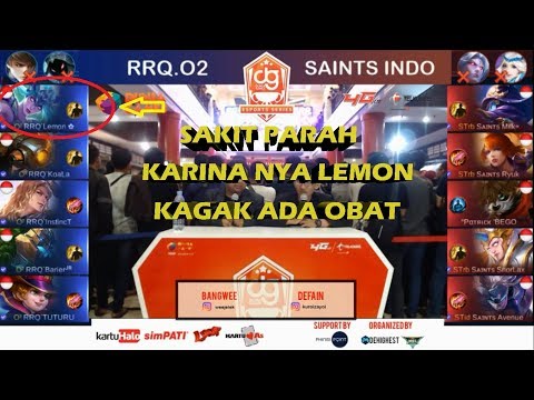 RRQ O2 VS SAINT INDO | LEMON GAGAL MANIAC | MATCH 3 | DUNIA GAMES ESPORT MLBB COMPETITION MAKASSAR