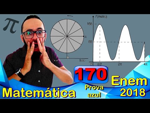 Enem 2018 - Questão 170 - Prova azul de matemática (Função trigonométrica)