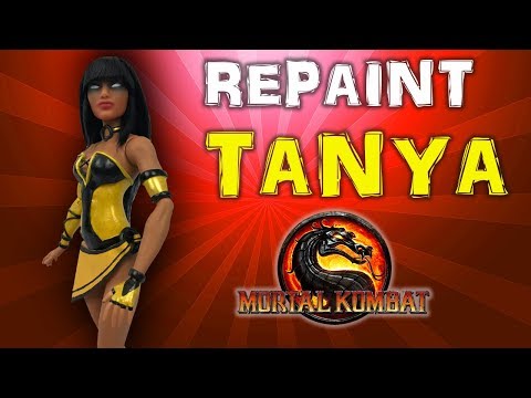 Custom TANYA doll repaint TUTORIAL [Mortal Kombat]