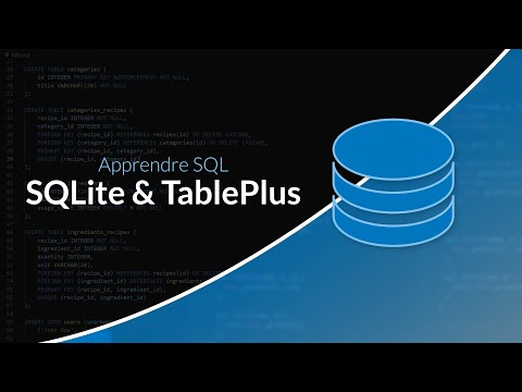 Apprendre et maitriser SQL Démarrer avec SQLite sur TablePlus