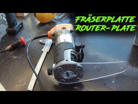 DIY Fräszirkel | Fräserplatte | Router Plate