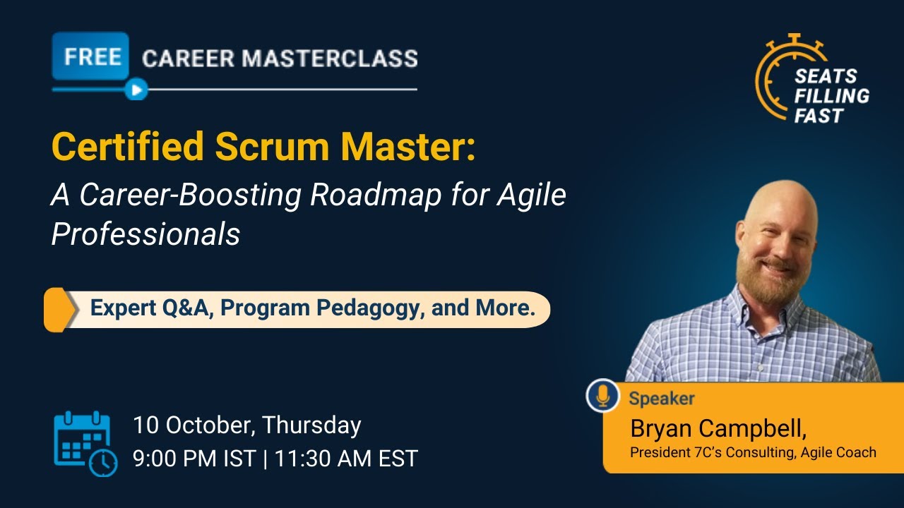 🔥Certified Scrum Master Roadmap | Agile Scrum Master Tutorial for Beginners | Simplilearn