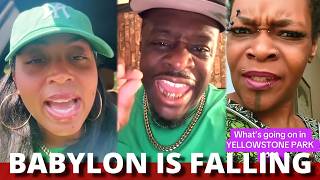 BLACK PEOPLE REACTS | To YELLOWSTONE EXPLOSION and ANIMALS LEAVING
