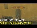 How To Get Gerudo's Town Secret Shop Password - Legend Of Zelda Breath Of The Wild