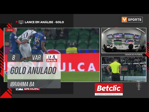 Famalicão, Golo Anulado, Ibrahima Ba (VAR), 8m | Sporting - Famalicão (Liga 25/26 #22)
