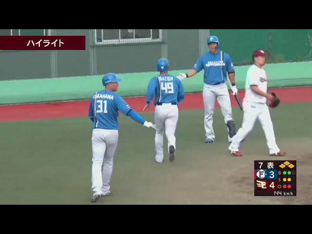 【ファーム】4月23日 イーグルス対ファイターズ ハイライト